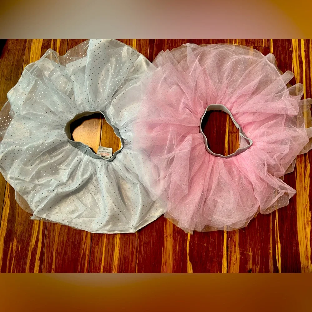 Pink and Silver Kids Tutu Set